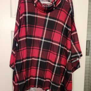 Plaid lane bryant Poncho